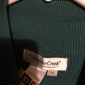 Green mock turtleneck M